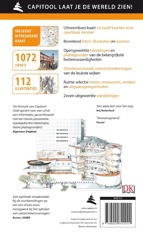 New York / Capitool reisgidsen achterkant