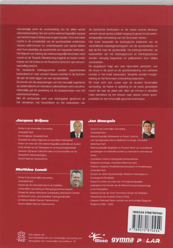 Basis Voor Verantwoord Trainen achterkant