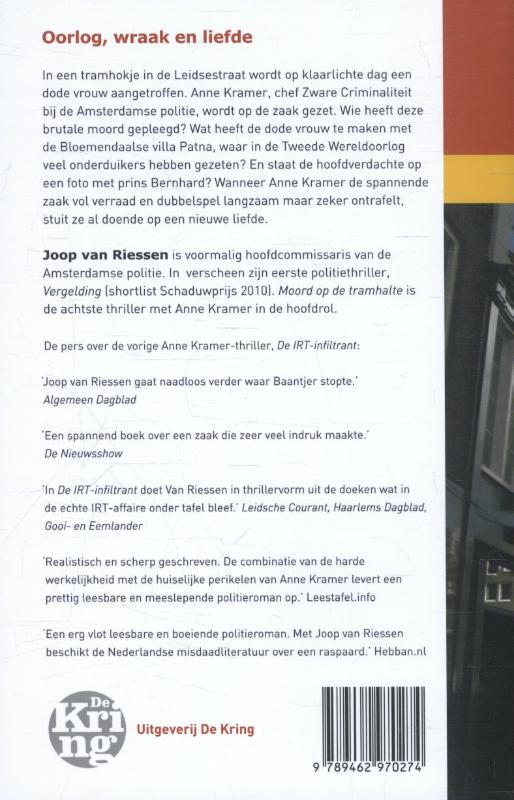 Moord op de tramhalte achterkant