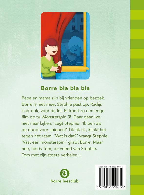 Borre bla bla bla / De Gestreepte Boekjes achterkant