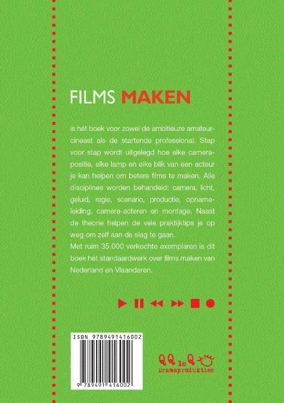 Films Maken achterkant