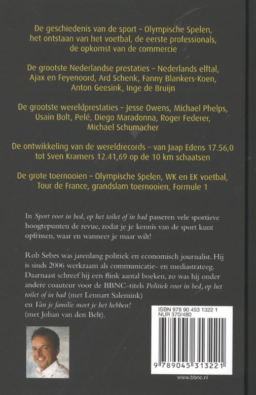 Sport voor in bed, op het toilet of in bad achterkant