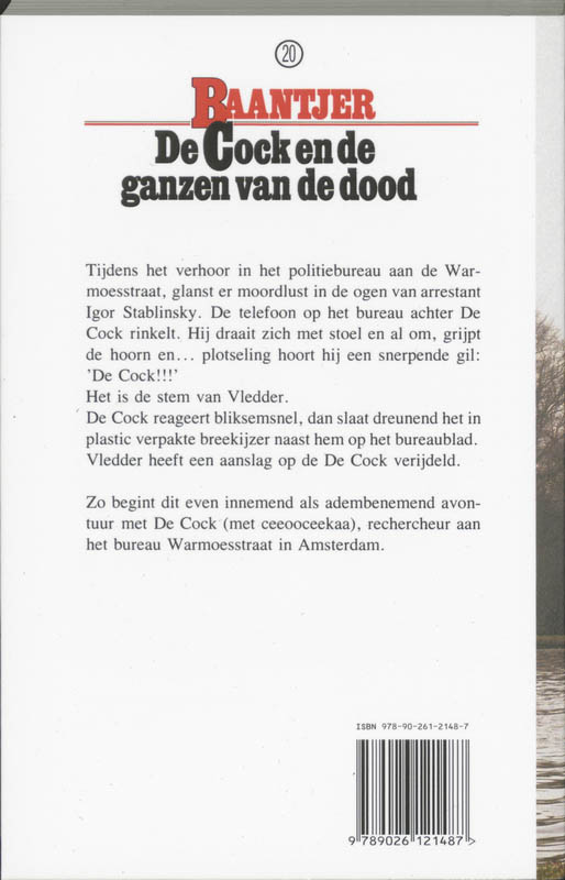 De Cock en de ganzen van de dood / Baantjer / 20 achterkant