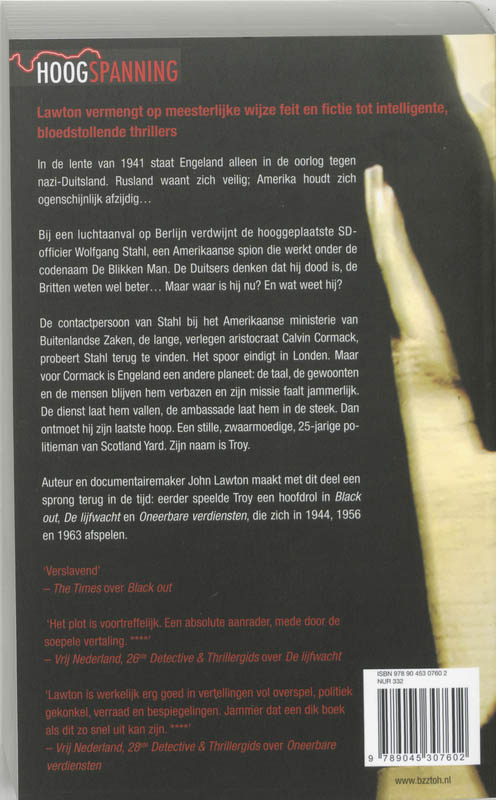 In Dienst Van Churchill achterkant