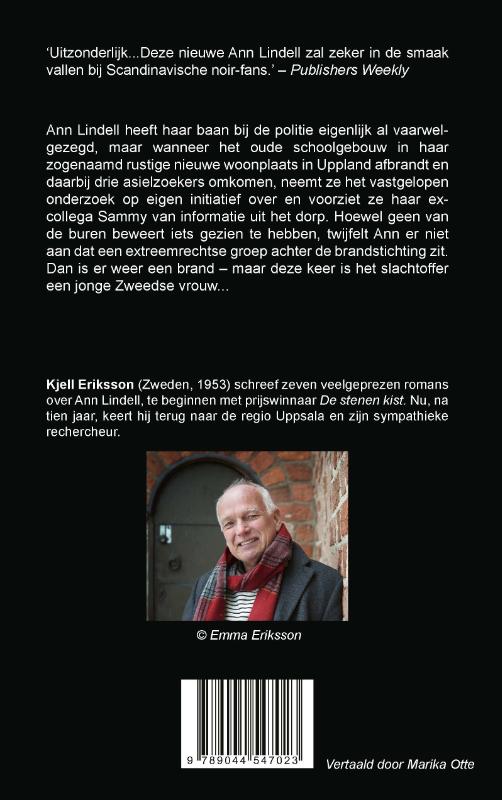 De nacht van het vuur / Ann Lindell / 8 achterkant