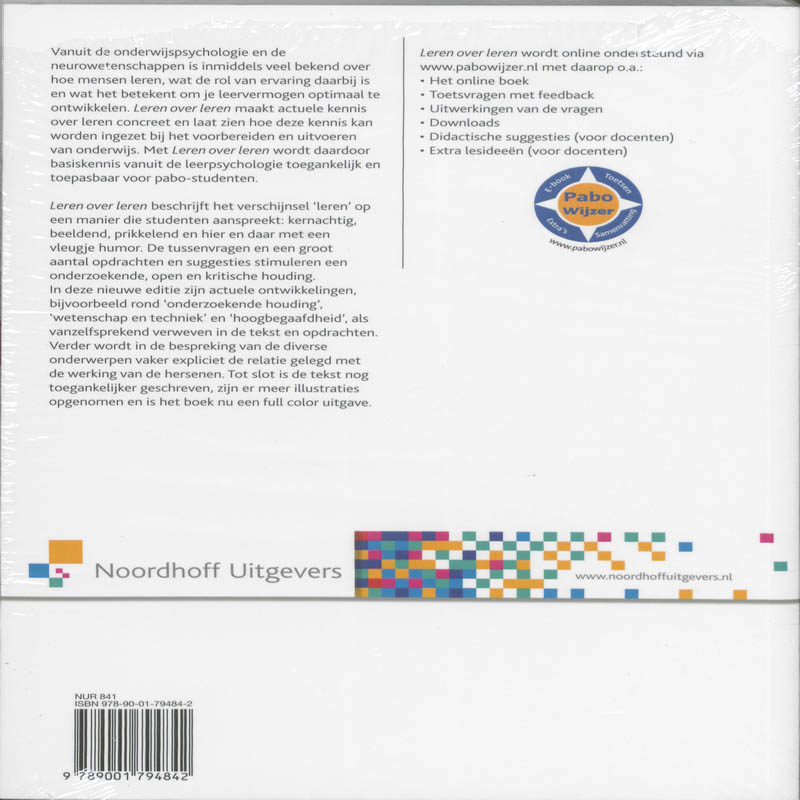 Leren over leren achterkant