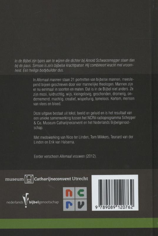 Allemaal mannen achterkant