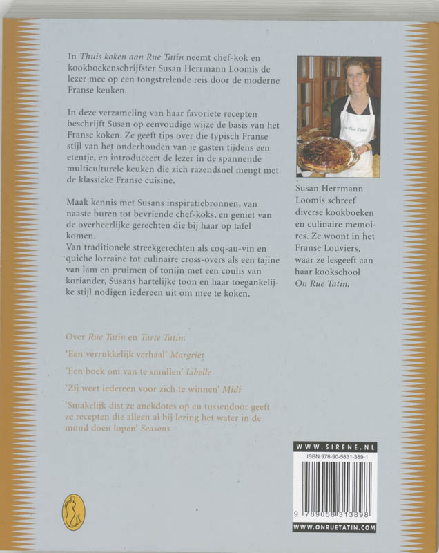 Thuis koken aan Rue Tatin achterkant