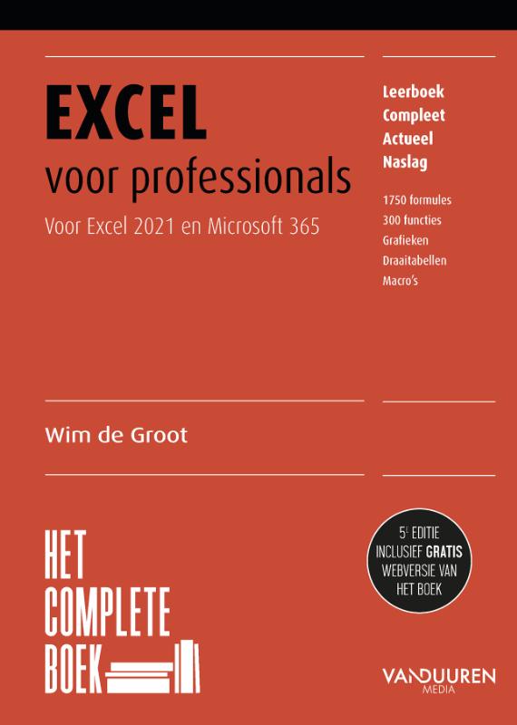 Het complete boek - Excel voor professionals