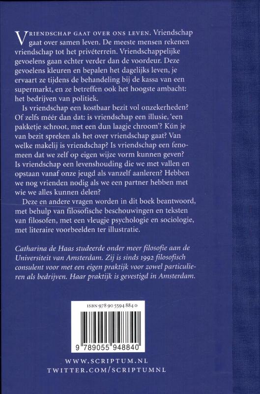 Vriendschap achterkant