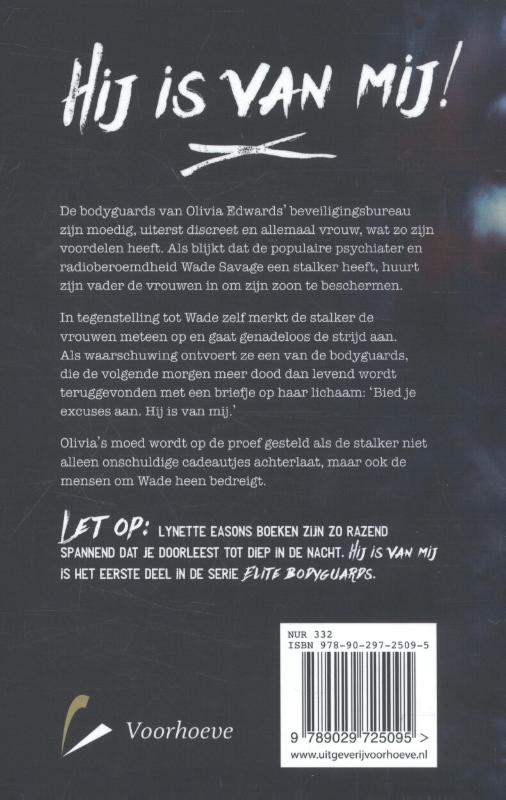 Hij is van mij / Elitebodyguards / 1 achterkant