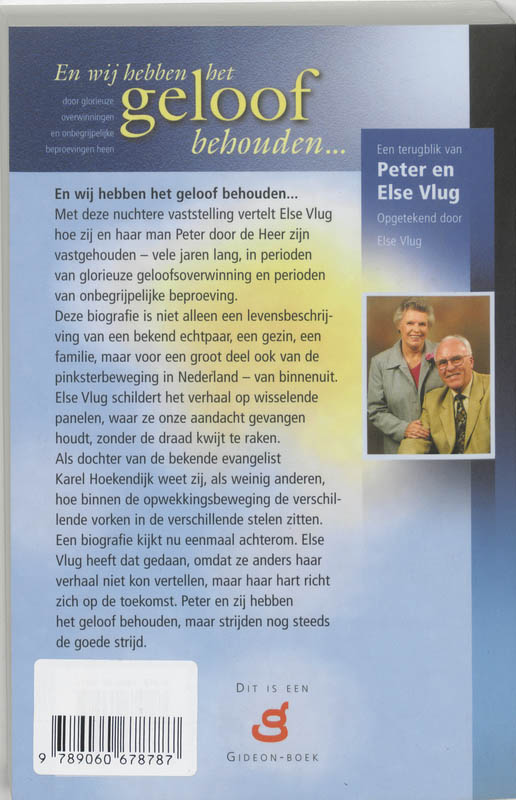 En wij hebben het geloof behouden achterkant