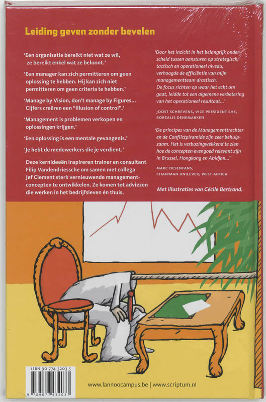 Leiding geven zonder bevelen achterkant