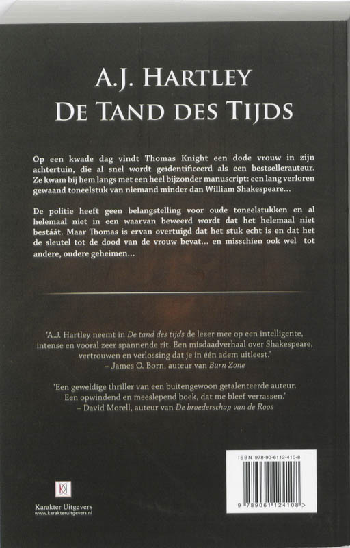 De tand des tijds achterkant