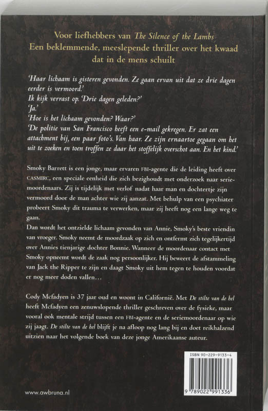 De Stilte Van De Hel achterkant