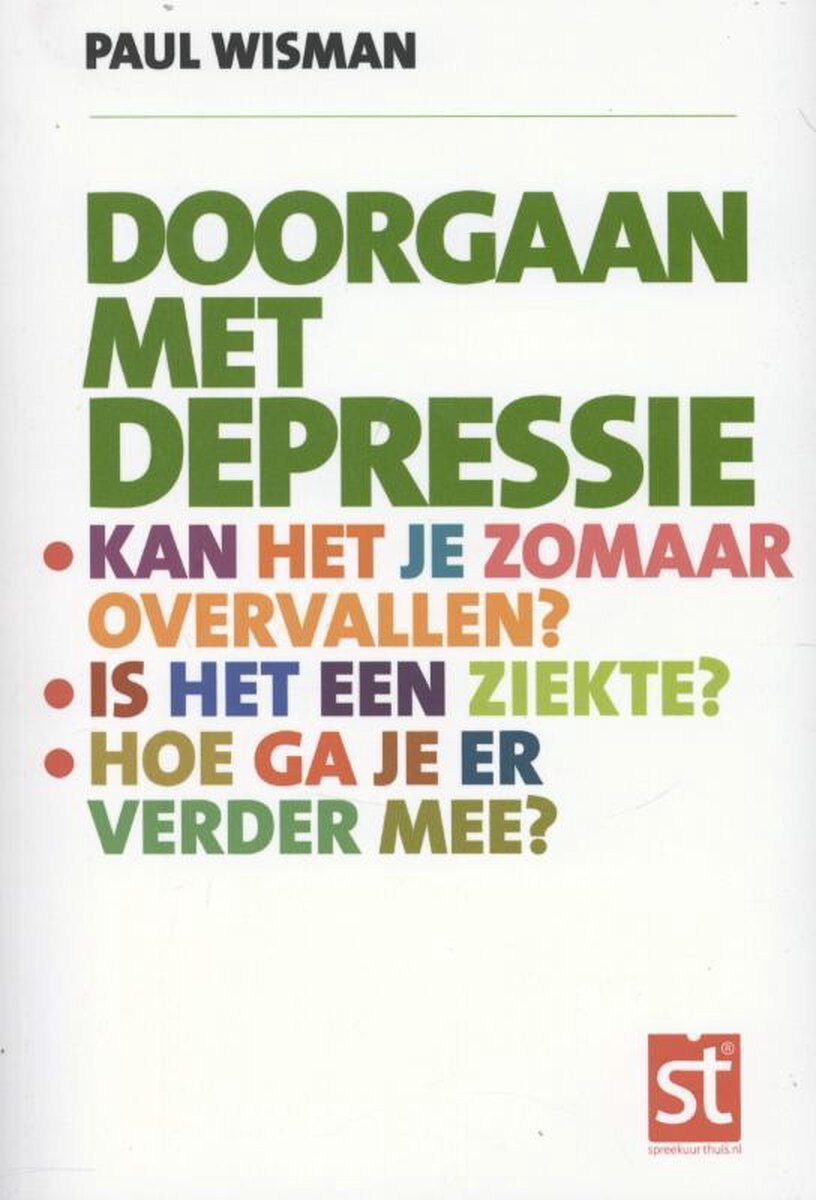 Doorgaan met depressie / Spreekuur Thuis