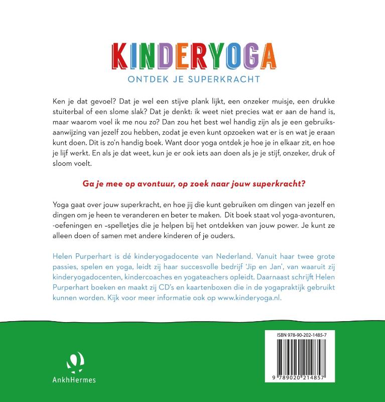 Kinderyoga / Kinderyoga achterkant
