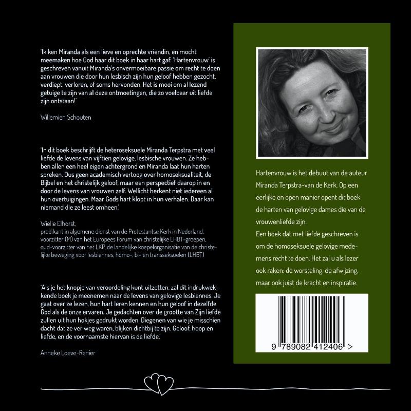 Hartenvrouw achterkant