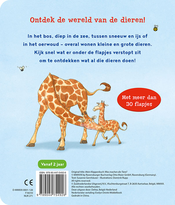 Mijn leuke kijkboek Zo leven de dieren achterkant