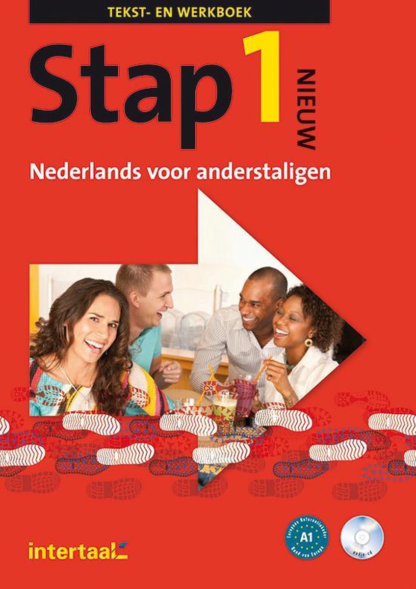Stap-nieuw 1 tekst-/werkboek + audio-cd(3x)