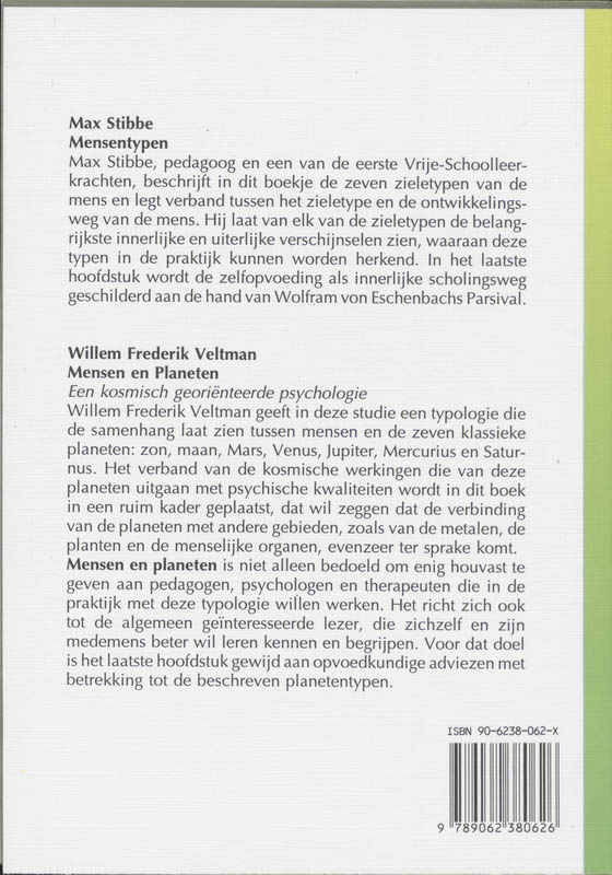 Mensentypen achterkant