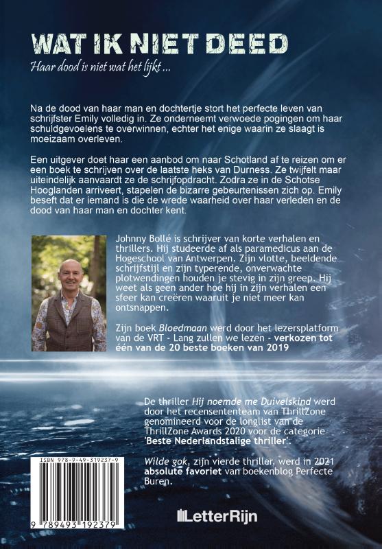 Wat ik niet deed achterkant