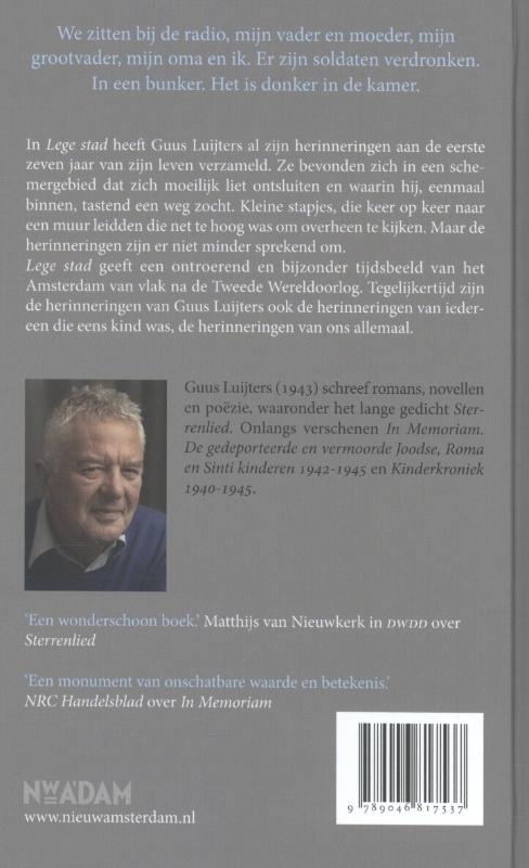 Lege stad achterkant