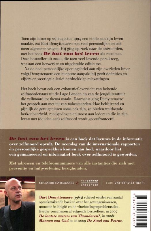 De last van het leven achterkant