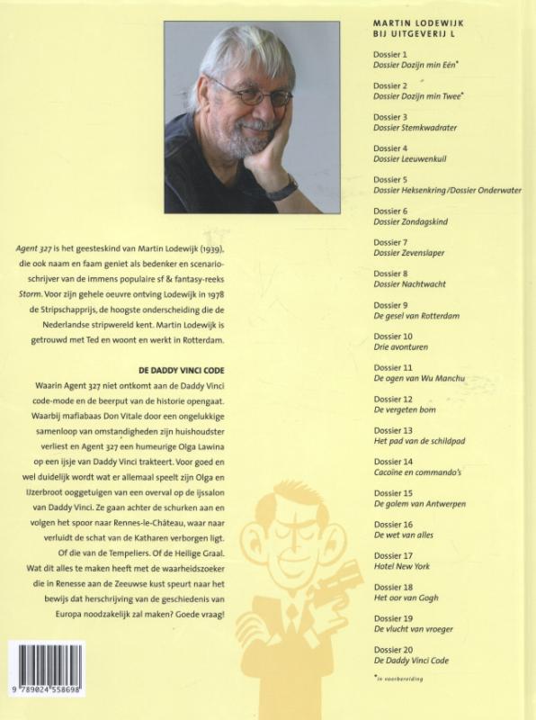 Agent 327 Dossier 20 - De Daddy Vinci Code achterkant