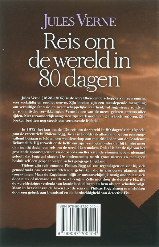 Reis Om De Wereld In 80 Dagen / Druk 1 achterkant