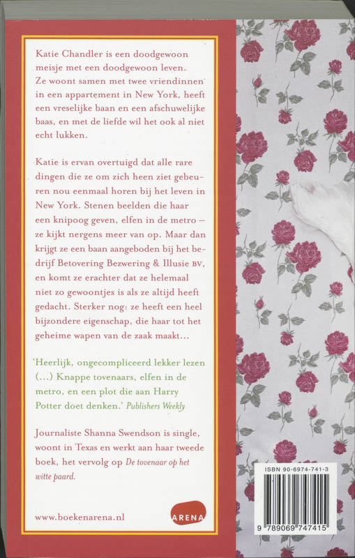 De tovenaar op het witte paard achterkant