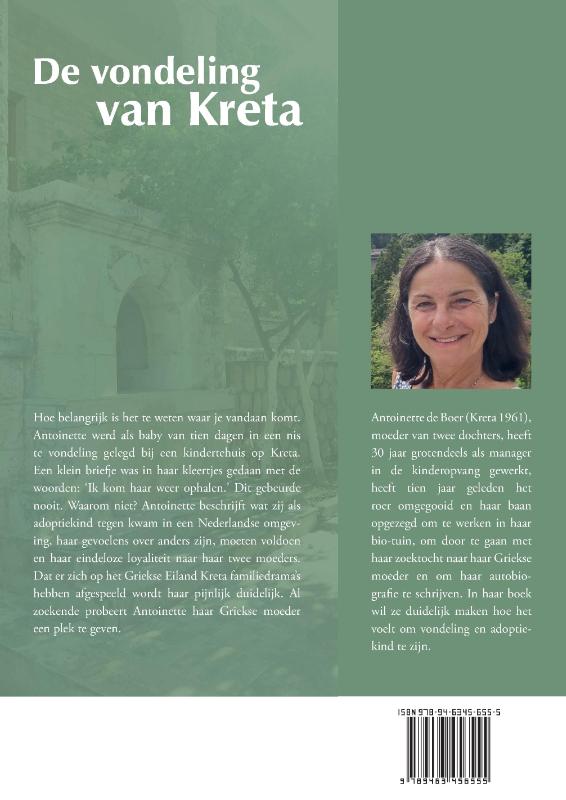 De vondeling van Kreta achterkant