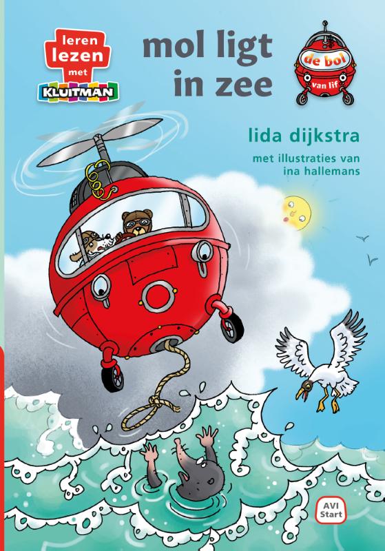 de bol van lif. mol ligt in zee / Leren lezen met Kluitman