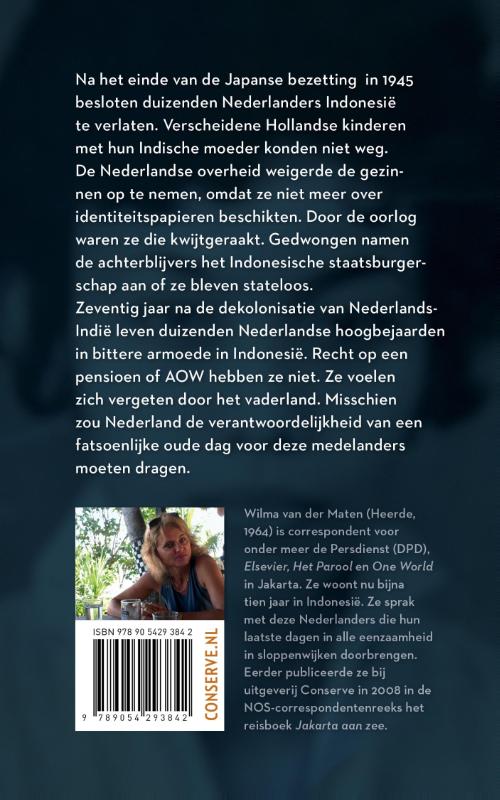 Vergeten door het Vaderland achterkant