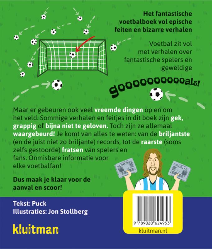 Het fantastische voetbalboek vol epische feiten & bizarre verhalen achterkant