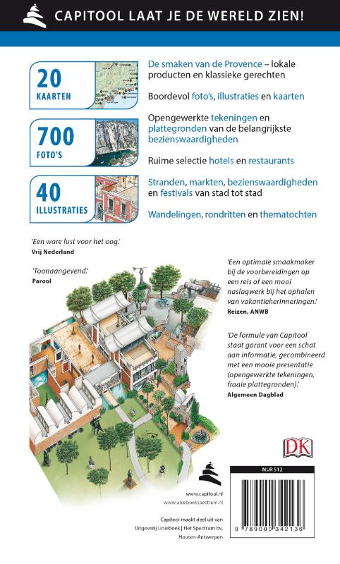 Provence & Côte d'Azur / Capitool reisgidsen achterkant