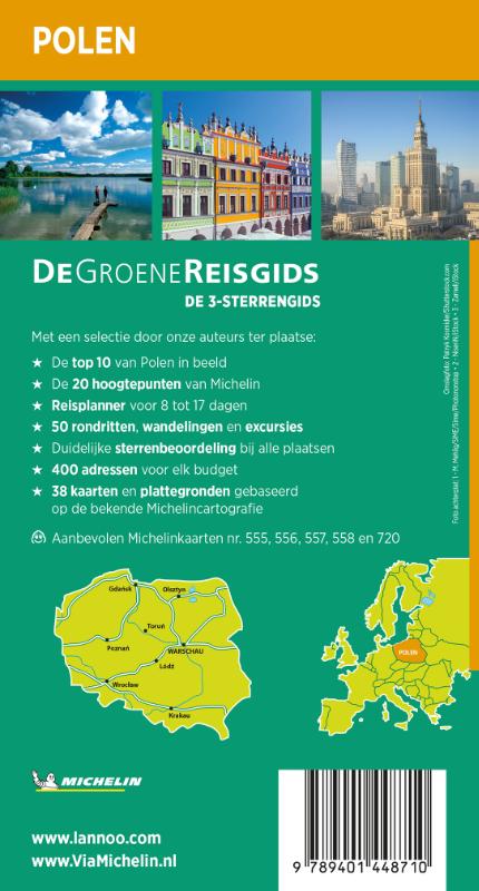 Polen / De Groene Reisgids achterkant