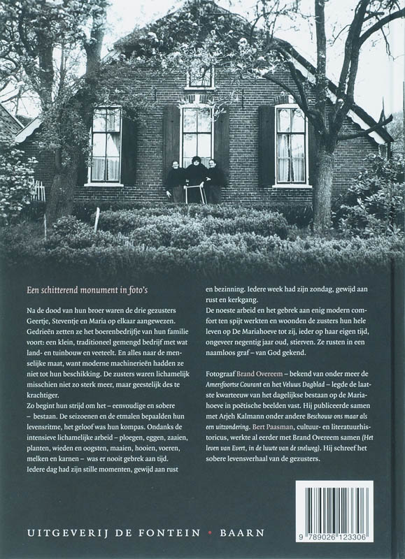 Mariahoeve drie gezusters en de strijd om het bestaan achterkant