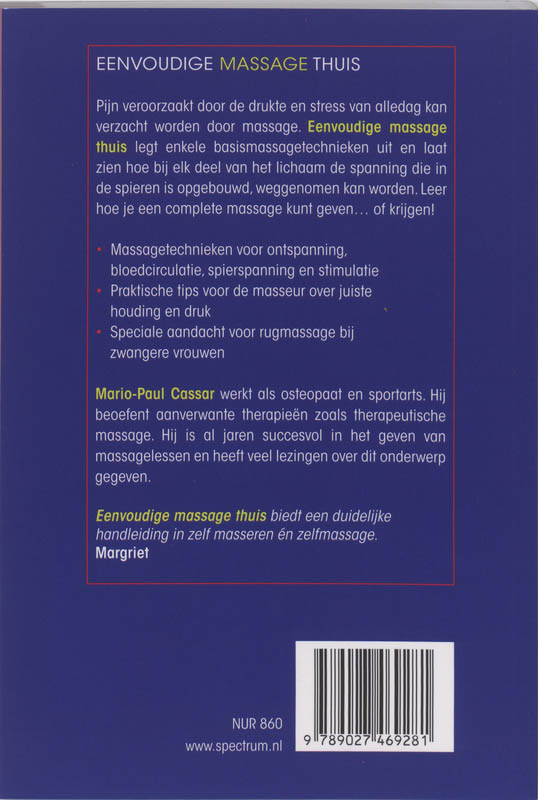 Eenvoudige Massage Thuis achterkant