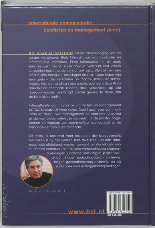 Interculturele communicatie, conflicten en management (ICCM) achterkant