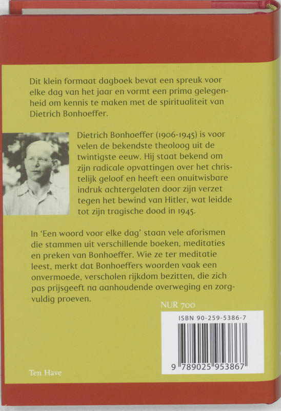 Een woord voor elke dag achterkant