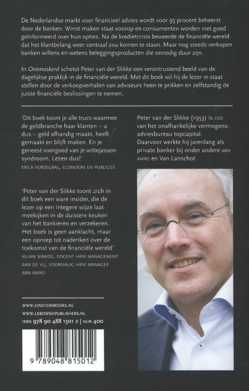 Ontmaskerd achterkant