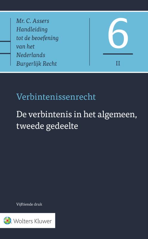 De verbintenis in het algemeen, tweede gedeelte / Asser-serie / 6-II