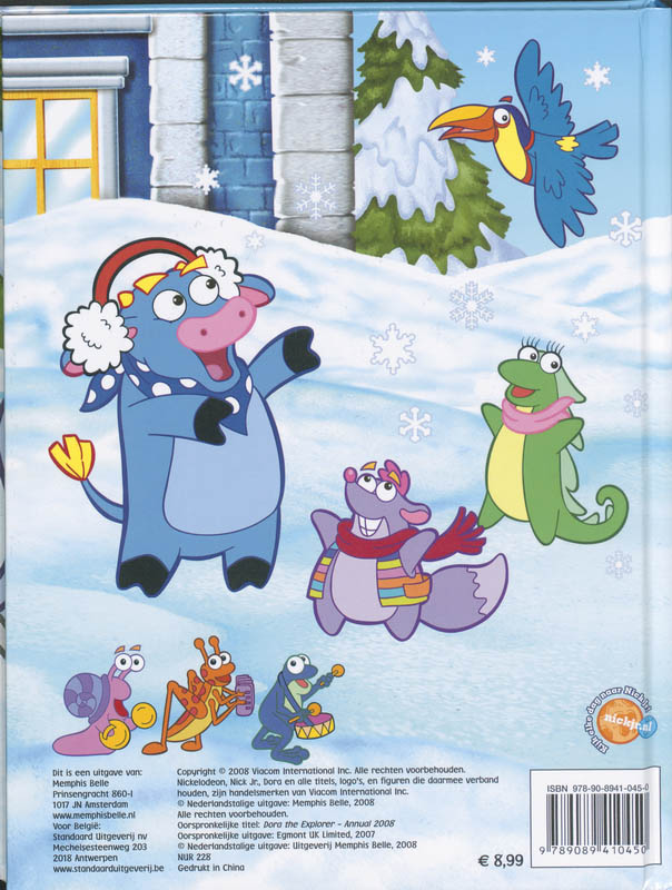 Dora's grote speelboek / Dora achterkant