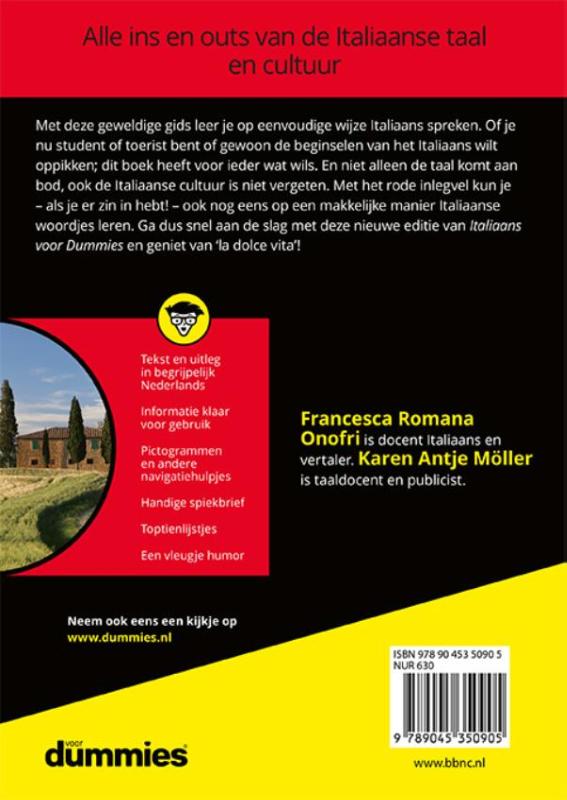 Italiaans voor Dummies / Voor Dummies achterkant