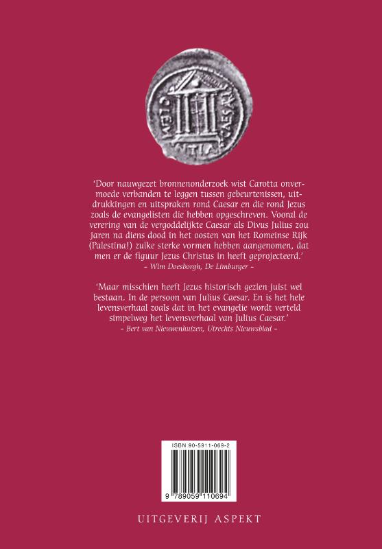 Was Jezus Caesar? achterkant