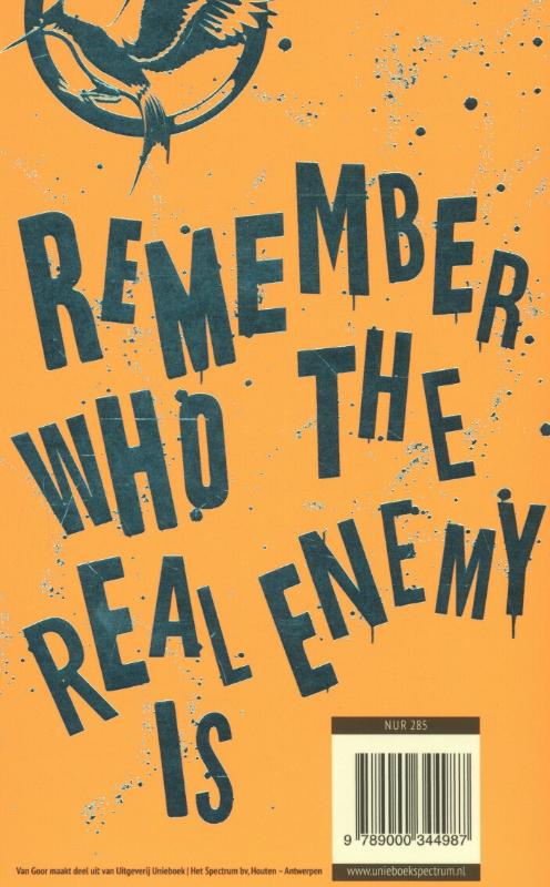 Vlammen / De Hongerspelen / 2 achterkant