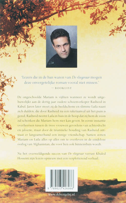 Duizend schitterende zonnen achterkant