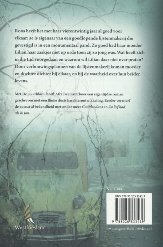 De muurbloem achterkant