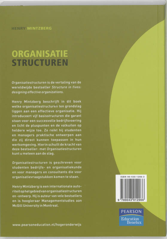 Organisatiestructuren achterkant
